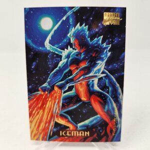 1994 Marvel Masterpieces #54 Iceman Trading Card, Hildebrandt Brothers (b34)